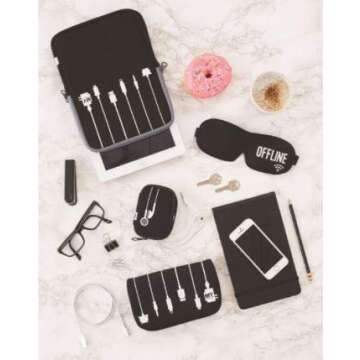 MYTAGALONGS Charger Case - Travel Case for Chargers and Cords | Travel Accessories, Cable Organizer, Charging Case, Charging Cable Cord Organizer