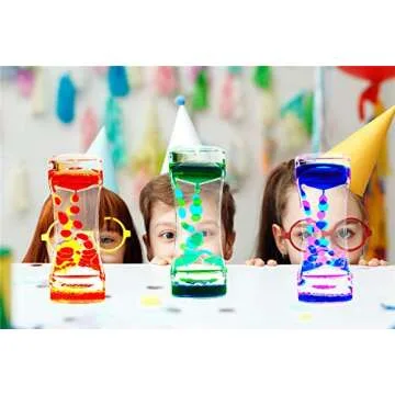 JRLAJRL Calming Liquid Motion Timer Sensory Toy