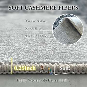 VK·Living 8'x10' Machine Washable Rug for Stylish Homes