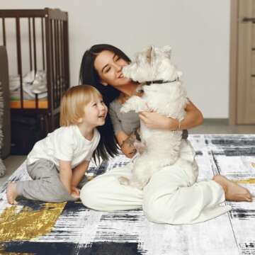 VK·Living 8'x10' Machine Washable Rug for Stylish Homes