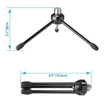Neewer Foldable Desktop Microphone Stand with Tripod