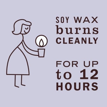 MRS. MEYER'S Lavender Soy Candle, 12-Hour Burn Time, Eco-Friendly