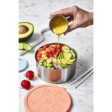 Everusely Stainless Steel Containers for Easy Meal Prep