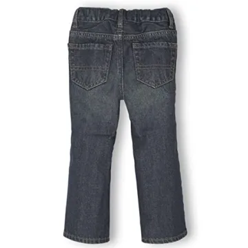 Baby Boys Bootcut Jeans - Dry Indigo, 6-9 Months