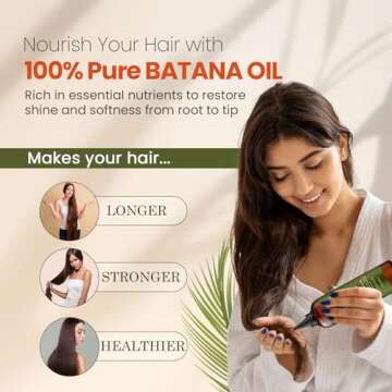 100% Pure Natural Batana Oil for Hair and Skin Care