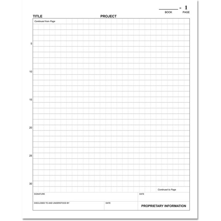 Engineering Graph Paper Notebook with 96 Pages