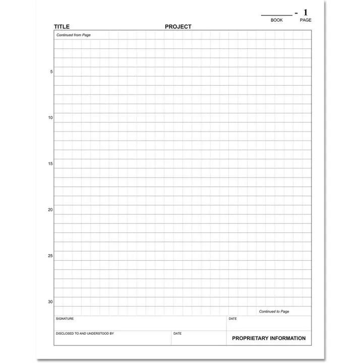 Engineering Graph Paper Notebook with 96 Pages