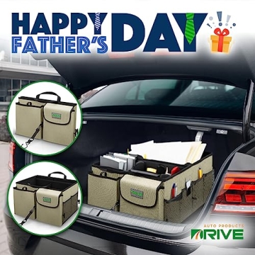 Drive Auto Car Trunk Organizer - Collapsible and Versatile