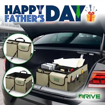 Drive Auto Car Trunk Organizer - Collapsible and Versatile