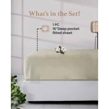 Luxury 800 TC Egyptian Cotton Queen Fitted Sheet