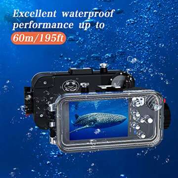 IPX8 Waterproof Case for iPhone X/XS Underwater Protection