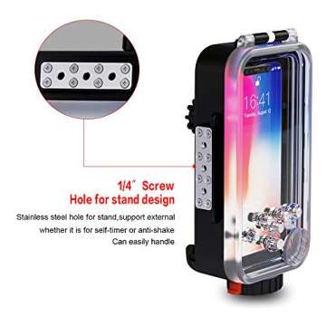 IPX8 Waterproof Case for iPhone X/XS Underwater Protection
