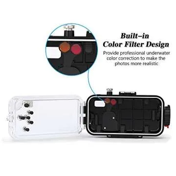 IPX8 Waterproof Case for iPhone X/XS Underwater Protection