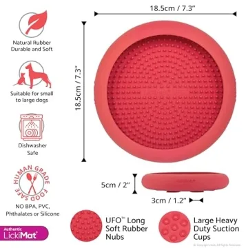 LickiMat UFO Treat Mat for Fun Mess-Free Treats