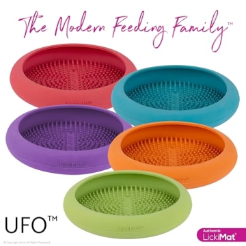 LickiMat UFO Treat Mat for Fun Mess-Free Treats