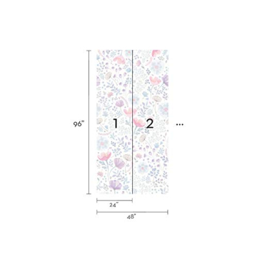 Whimsical Floral Peel & Stick Wallpaper for Easy Decor