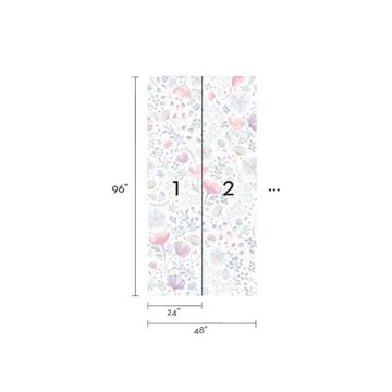 Whimsical Floral Peel & Stick Wallpaper for Easy Decor