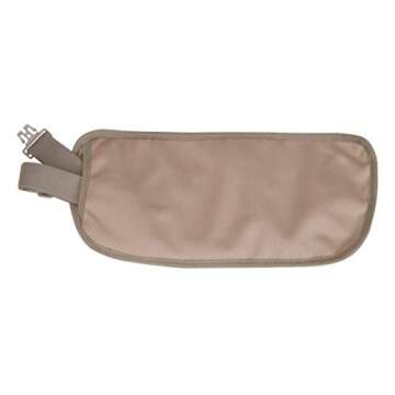 Eagle Creek RFID Blocker Money Belt DLX - Travel Essentials Belt Bag for Men and Women, Adjustable, Moisture-Wicking, Tan