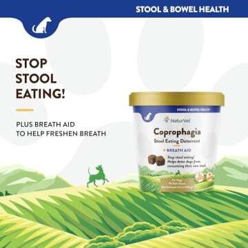 NaturVet Coprophagia Stool Eating Deterrent Soft Chews
