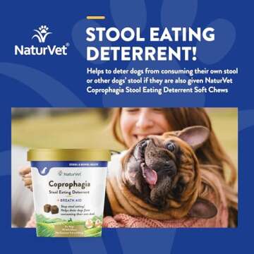 NaturVet Coprophagia Stool Eating Deterrent Soft Chews