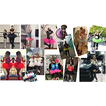 Layered White Tulle Tutu Skirt for Women & Teens