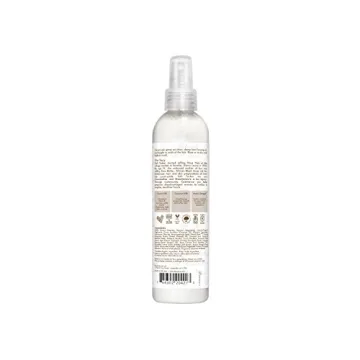 Shea Moisture 100% Virgin Coconut Oil Leave-in Treatment, Shine Curly and Tame Frizz for Tangle-Free Hair, All Natural certified Organic, 8 Ounce
