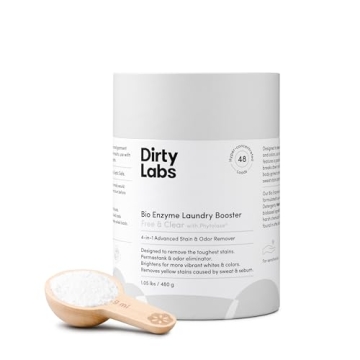 Dirty Labs Bio Enzyme Laundry Booster - 48 Loads, Eco-Friendly Stain Remover
