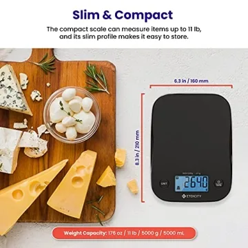 Etekcity Digital Kitchen Scale for Accurate Weighing