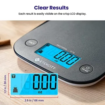 Etekcity Digital Kitchen Scale for Accurate Weighing