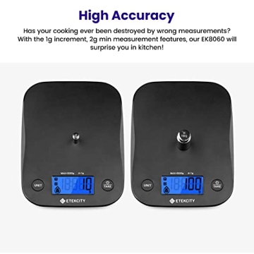 Etekcity Digital Kitchen Scale for Accurate Weighing