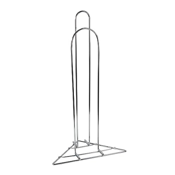 SSWBasics Chrome Clothing Hanger Holder (Fits 50-75 Hangers) – Lightweight and Portable Laundry Ro...