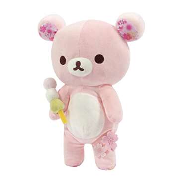 Rilakkuma Cherry Blossom Plush 15" Doll for All Ages