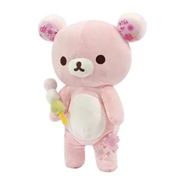 Rilakkuma Cherry Blossom Plush 15" Doll for All Ages