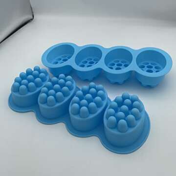Silicone Massage Soap Mold for DIY Soaps and Desserts