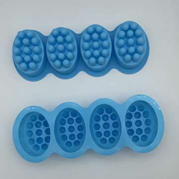 Silicone Massage Soap Mold for DIY Soaps and Desserts