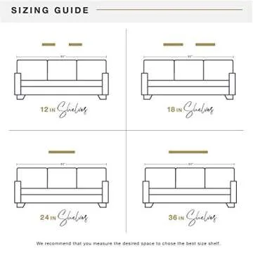 MCS Floating Shelf, Stylish Gray Wall Storage, 2-Pack