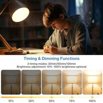 Cadrim Rechargeable Light Bulb, Battery Operated Emergency Lamp with Remote LED Bulbs Detachable Charging Wall Sconce 3 Color, RGB, E26/E27, Timer, Dimmer, for Non-Hardwired, Power Outage, 2 Pack