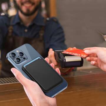 Miracase for MagSafe Wallet, Magnetic Card Wallet Holder, Compatible with MagSafe Wallet, 3-Card Hol...