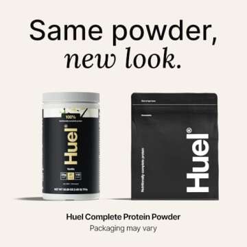 Huel Vegan Protein Powder | Chocolate Fudge Brownie | Complete Nutrition | 20g Protein Powder | 100%...