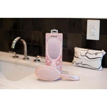 FRAMAR Glitter Detangler Hair Brush - For All Hair Types