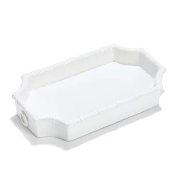 Two's Company Faux Bamboo Fretwork Desk Tray - Elegant Storage Solution