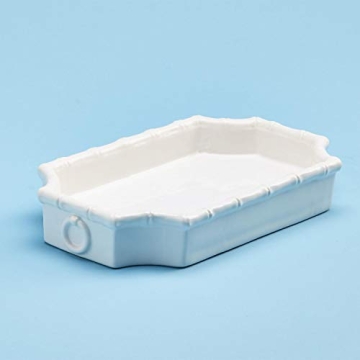 Two's Company Faux Bamboo Fretwork Desk Tray - Elegant Storage Solution