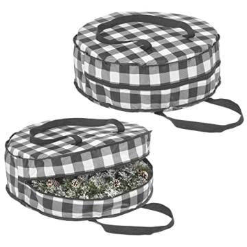 Wreath Storage Bag - Stylish and Durable Holiday Organizer