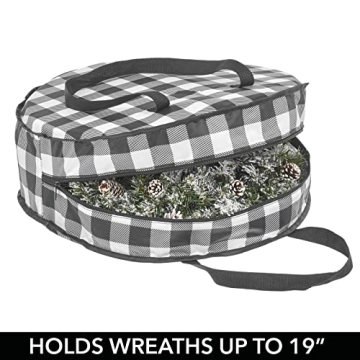 Wreath Storage Bag - Stylish and Durable Holiday Organizer