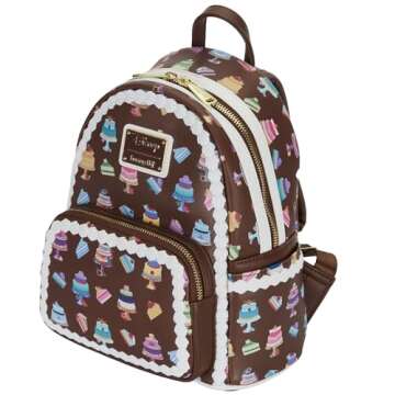Loungefly Disney Princess Cakes Mini Backpack, Cute & Functional