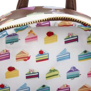 Loungefly Disney Princess Cakes Mini Backpack, Cute & Functional