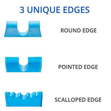 Davinci Tool (Blue) -USA Made- Extra Firm Neck Tension Relief & Pressure Point Massage Tool - Occipi...