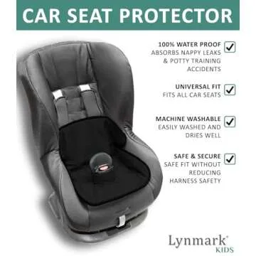 Car Seat Protector for Potty Training | Travel potty Cover from Spillages, Nappy Leaks & Toilet trai...