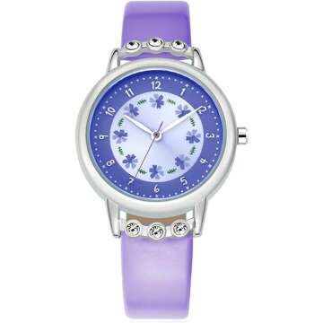 WUTAN Waterproof Kids Watch for Ages 5-15, Cute Design