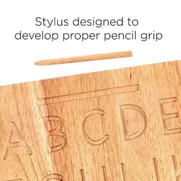 Montessori Wood Alphabet Tracing Board for Kids